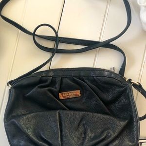 Black Leather Kate Spade ♠️ Cross body